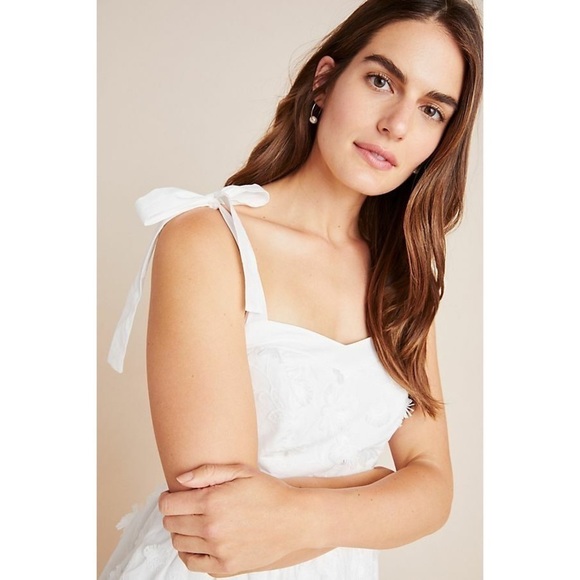 Gal Meets Glam Trudy Embroidered Floral Dress Size 12 - Picture 2 of 9